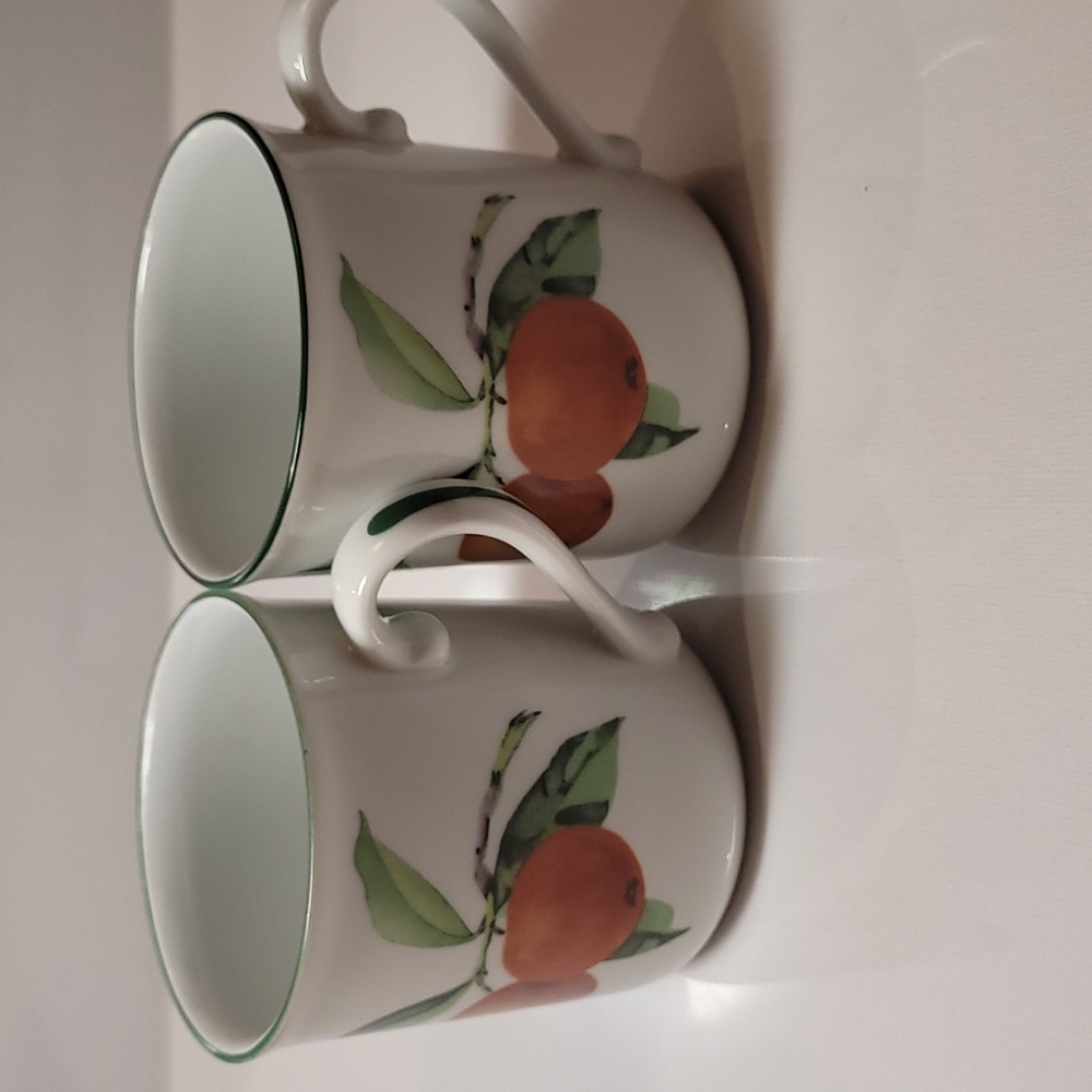 (#1) Royal worcester evesham vale coffee mugcup  2set made in England